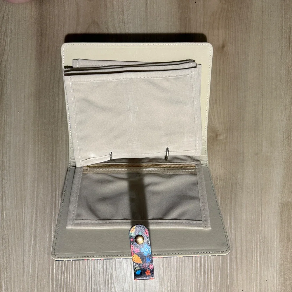 Kakurookie Travel Jewelry Organizer Case Floral‎ NEW